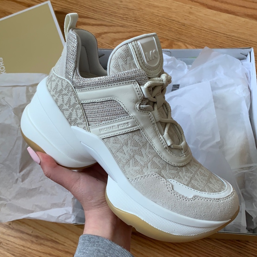 michael kors olympia trainer